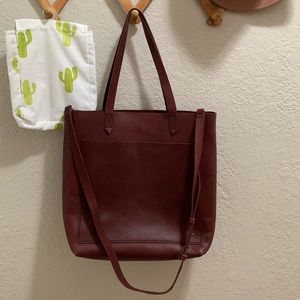 Red Madewell transport tote medium